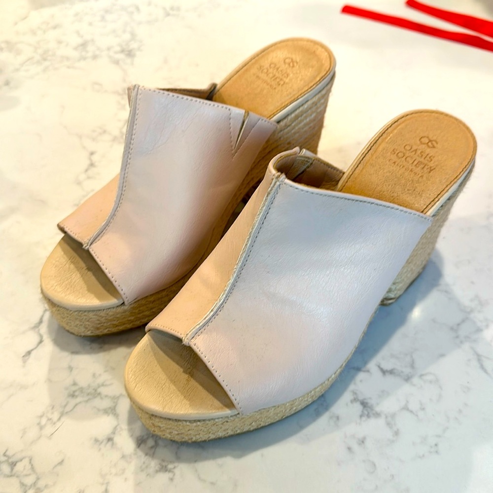 Oasis Society platform mules 9